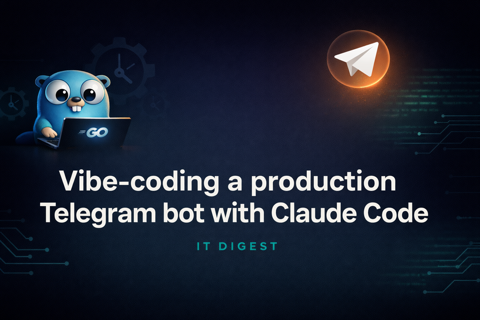 Vibe-coding a Production Telegram Bot with Claude Code | IT Digest - IT ...